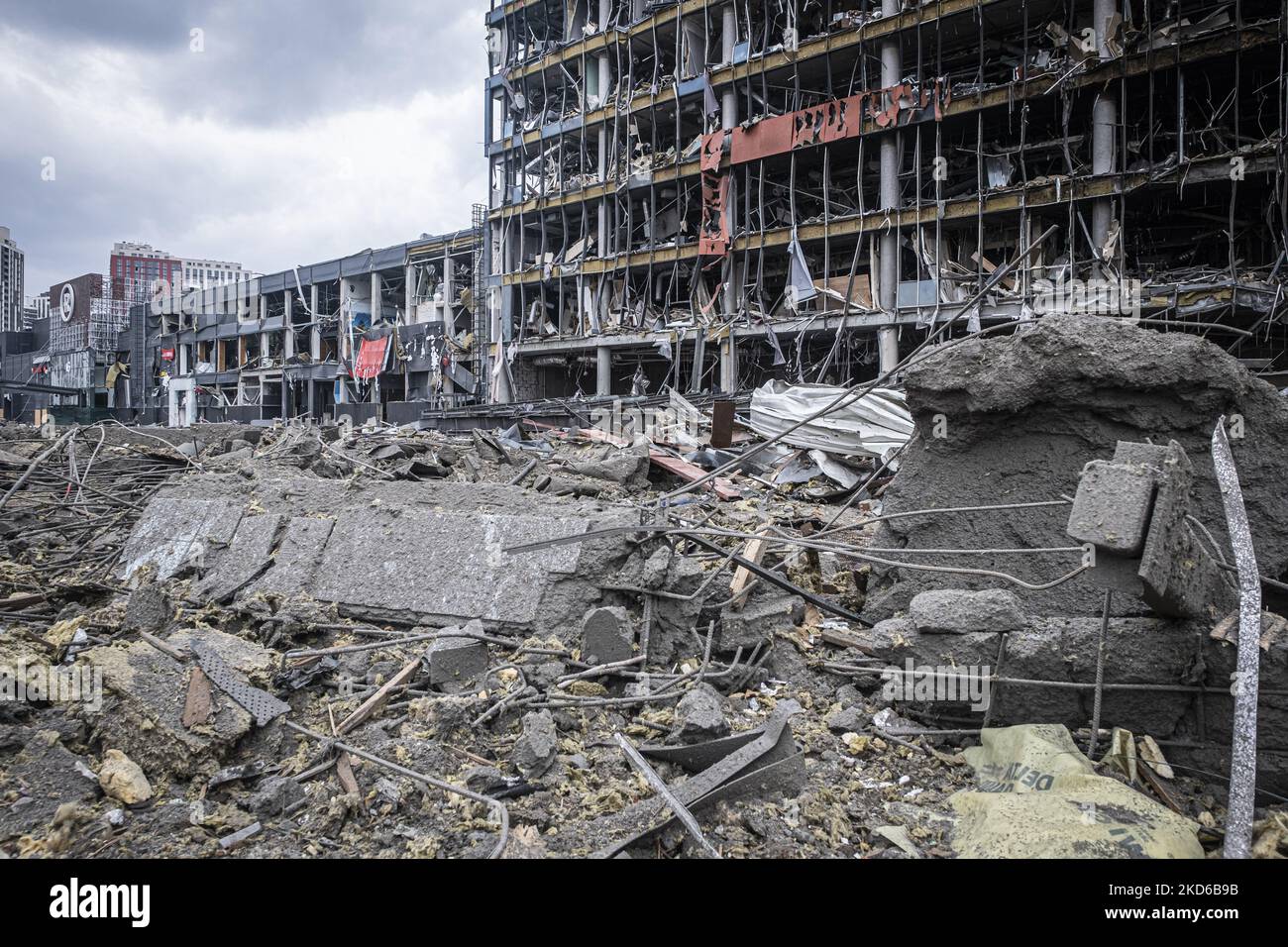 Shelling In A Kyiv Neighbourhood Has Devastated A Shopping Centre ...