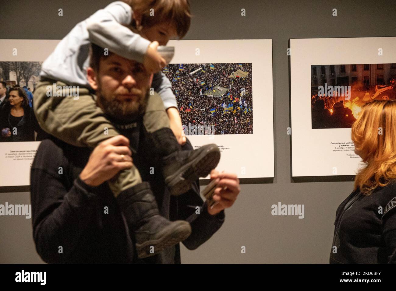 Moscow, Russia. 5th of November, 2022 Visitors view the Ukraine Not