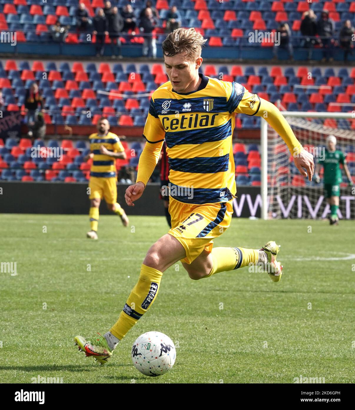 Parma, Italy. 05th Feb, 2023. Tardini Stadium, 05.02.23 Enrico Del Prato  (15 Parma) during the Serie B match between Parma and Genoa at Tardini  Stadium in Parma, Italia Soccer (Cristiano Mazzi/SPP) Credit