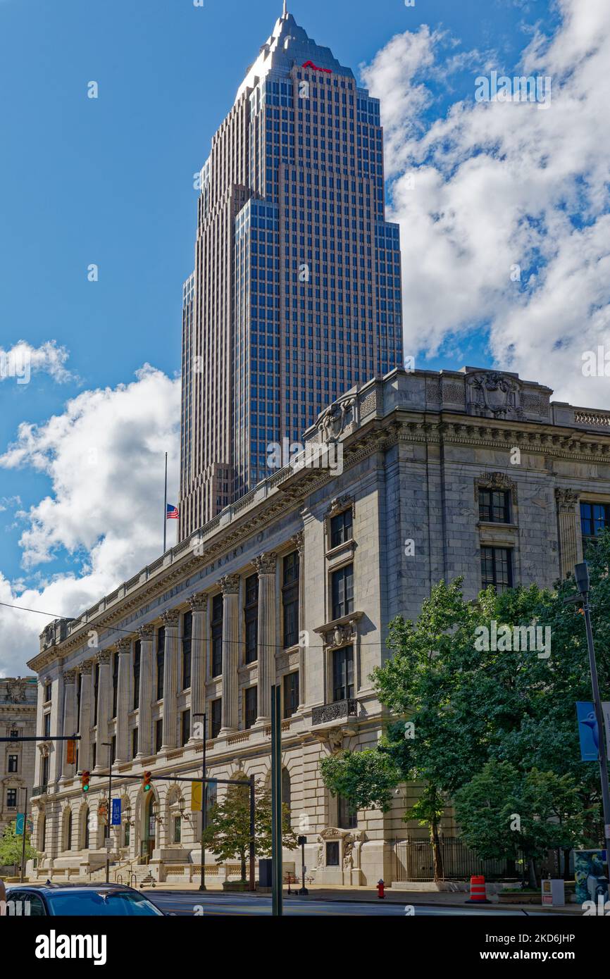 Cleveland Public Library main branch was designed by Walker & Weeks