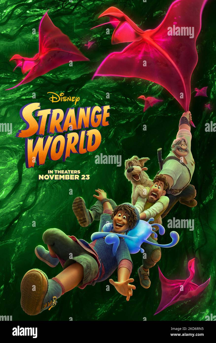 Strange World Poster Stock Photo