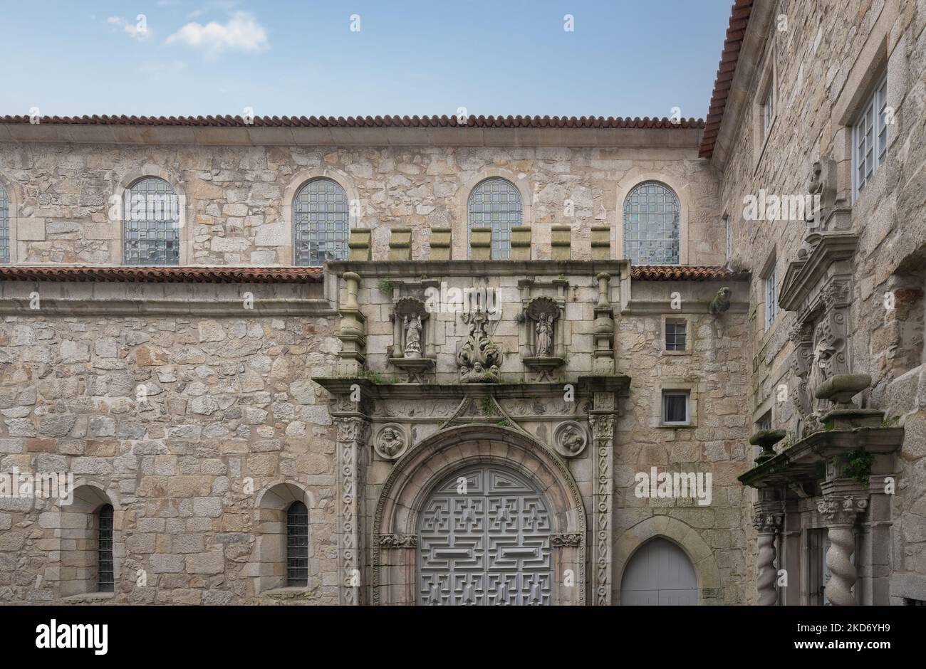 Church of Santa Clara and Clarisses Convent (Convento das Clarissas) - Porto, Portugal Stock Photo