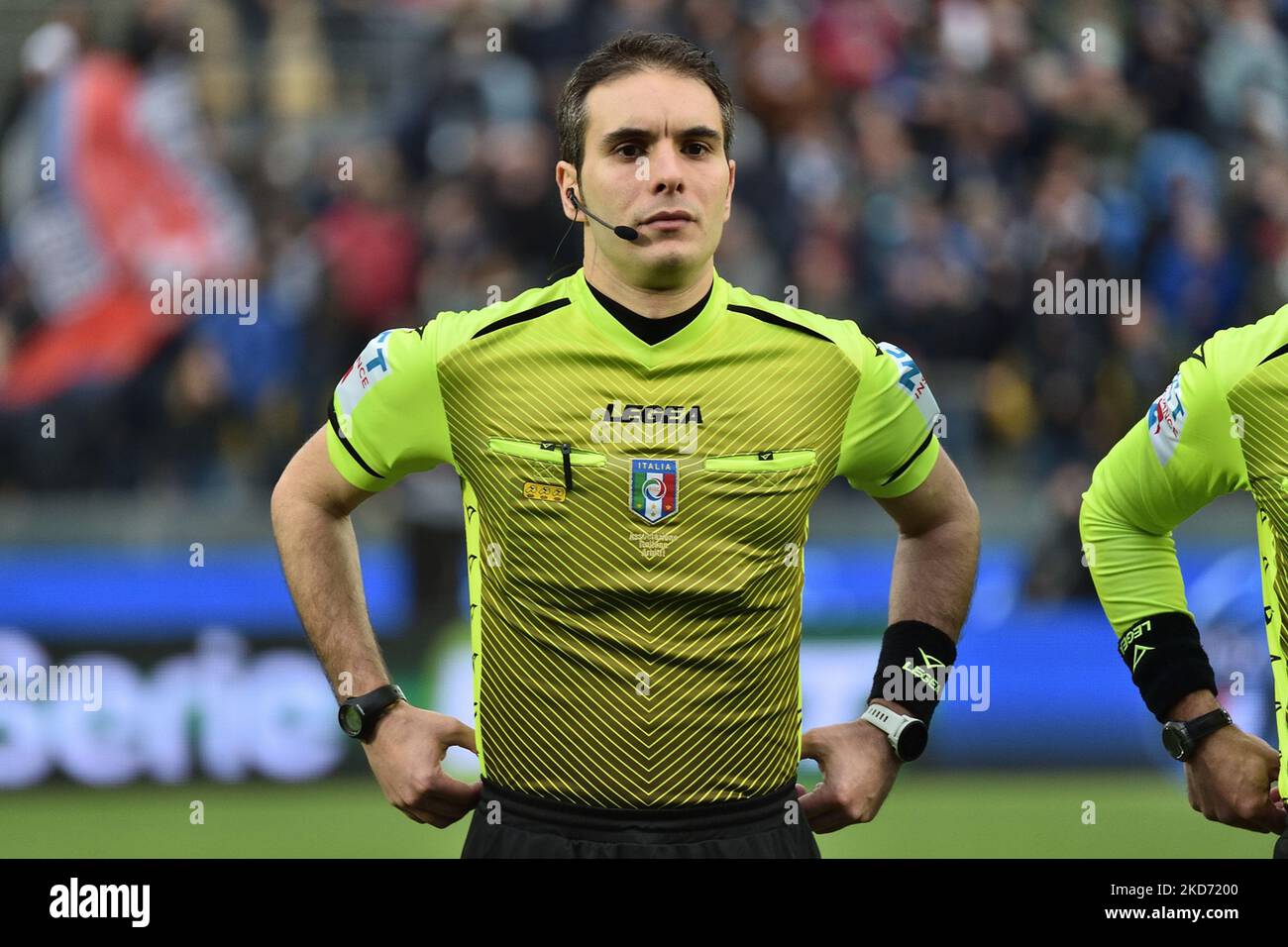 The referee Alberto Santoro during Modena FC vs SPAL, Italian soccer Serie B  match in Modena, Italy, April 22 2023 Stock Photo - Alamy