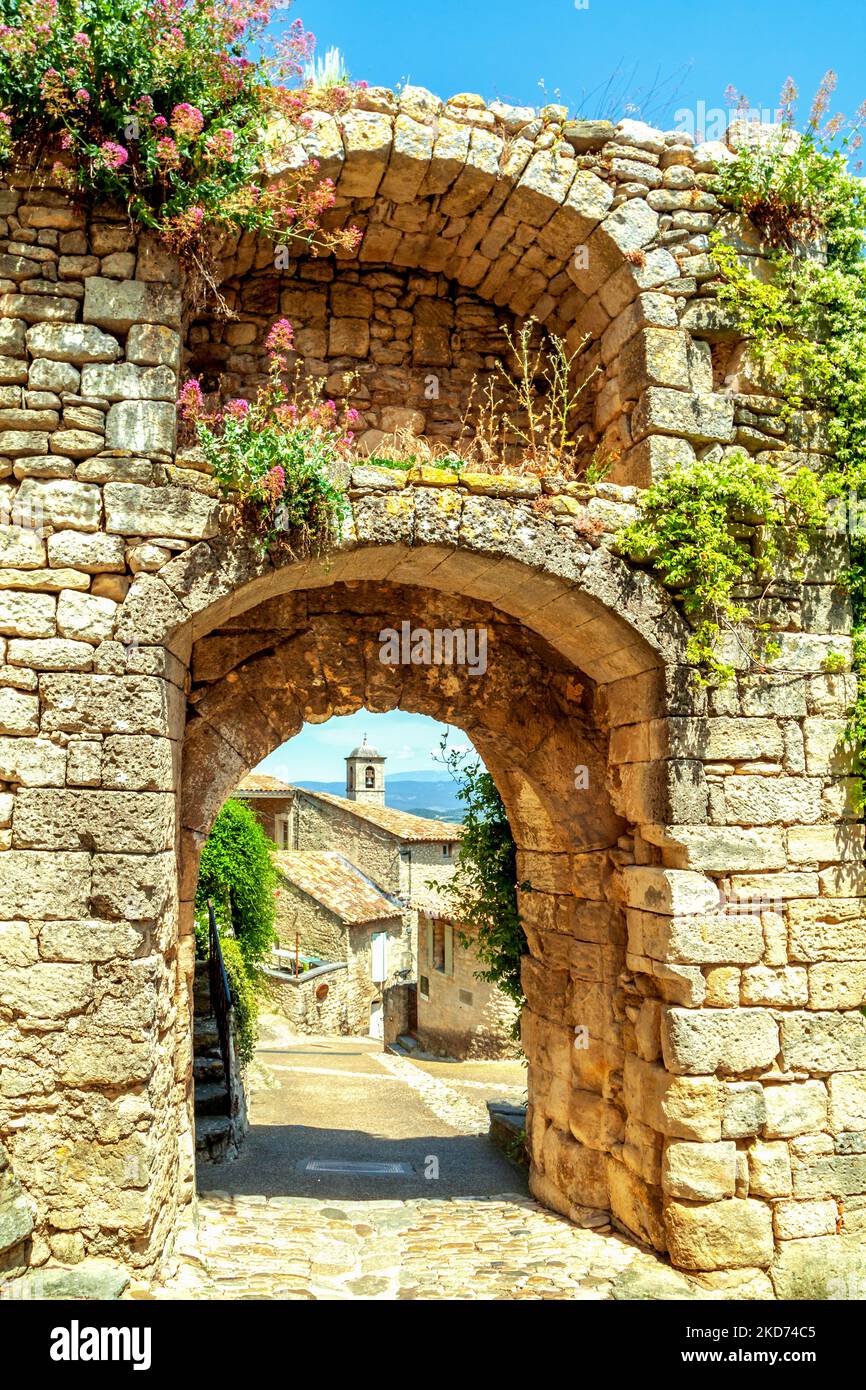 Historical city of Lacoste, Provence, France Stock Photo Alamy
