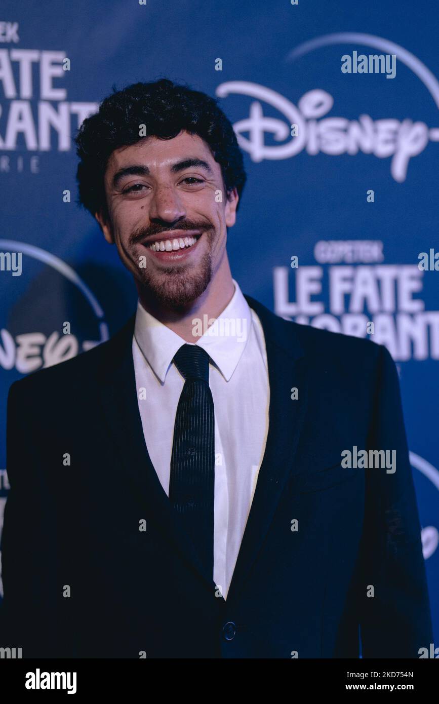 Eduardo Scarpetta attends the red carpet of the tv series 'Le Fate Ignoranti' at the Opera Theatre on April 08, 2022 in Rome, Italy. (Photo by Luca Carlino/NurPhoto) Stock Photo