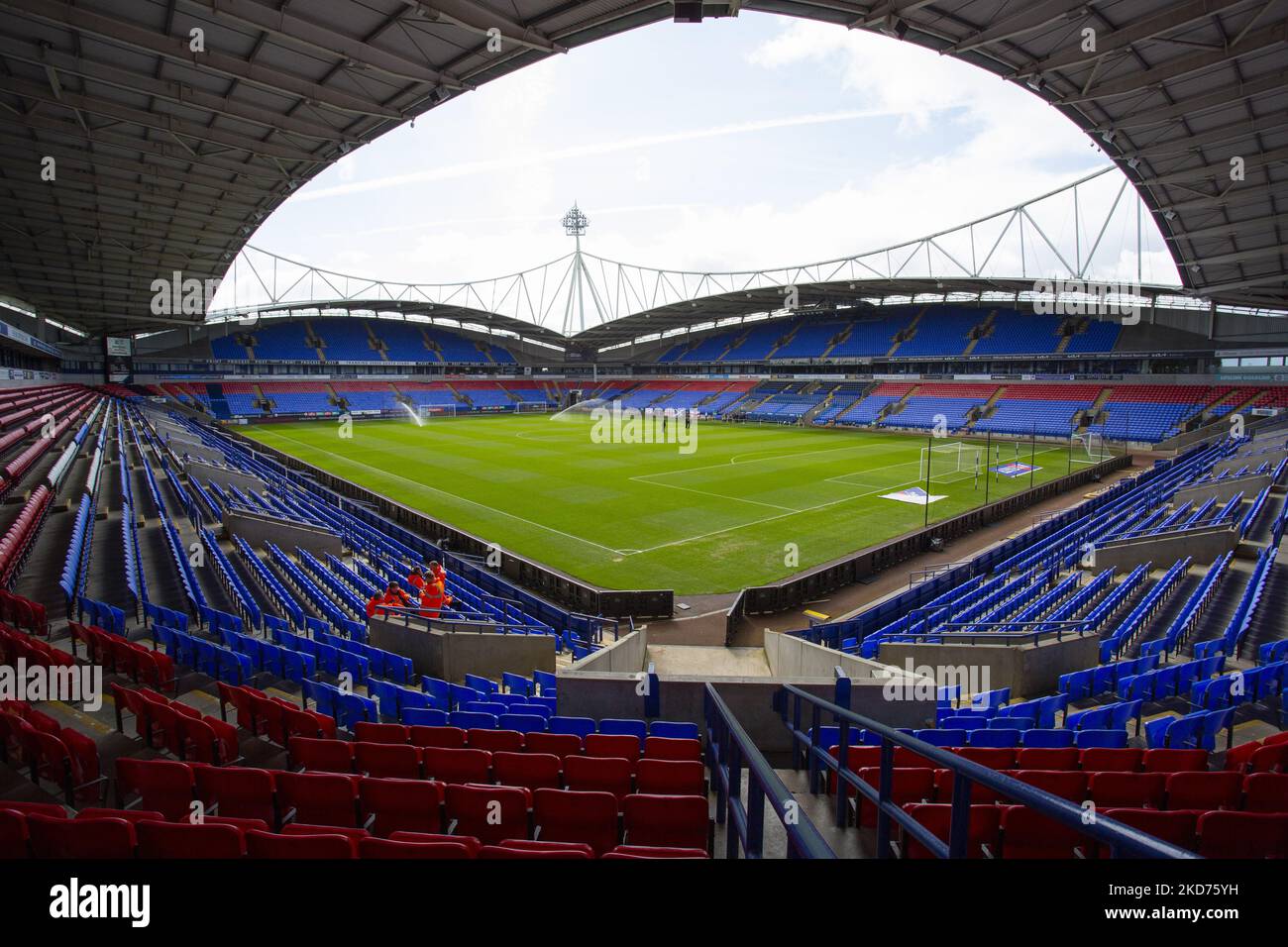 General view of University of Bolton Stadium during the Sky Bet League 1 match between Bolton