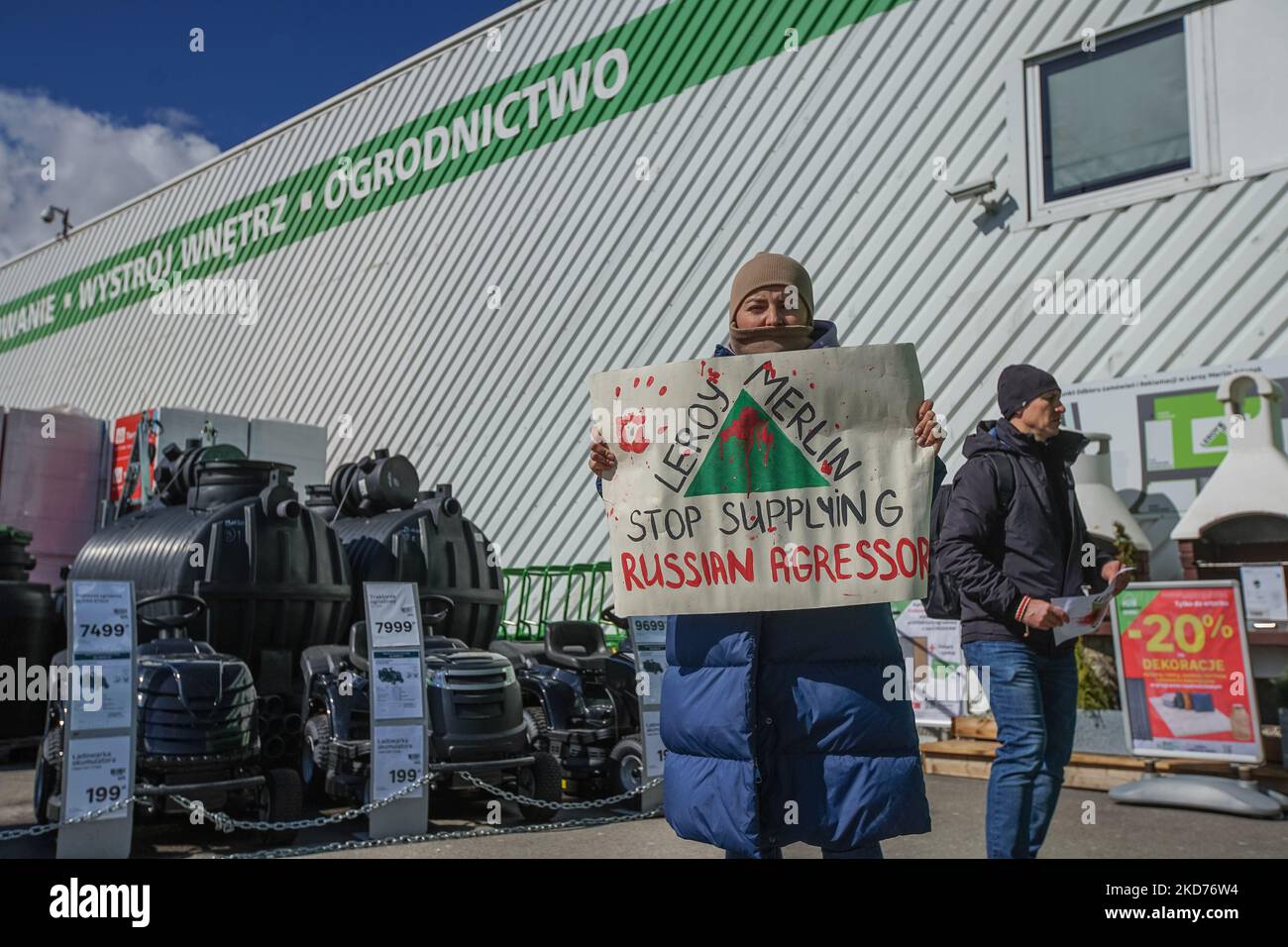 Poland leroy merlin protest hi-res stock photography and images - Alamy