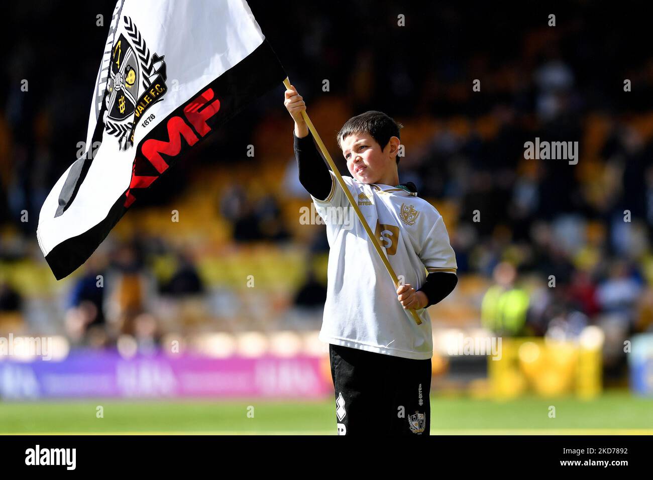 Port Vale mascots during the Sky Bet League 2 match between Port Vale and Oldham Athletic at Vale Park, Burslem on Saturday 9th April 2022. (Photo by Eddie Garvey/MI News/NurPhoto) Stock Photo