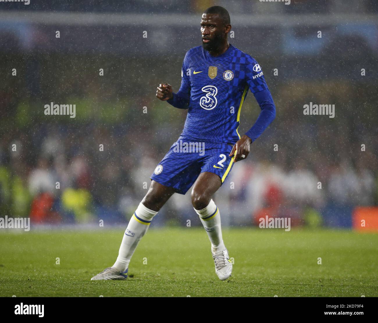 Chelsea's Antonio Rudiger during Champions League Quarter-Final between ...