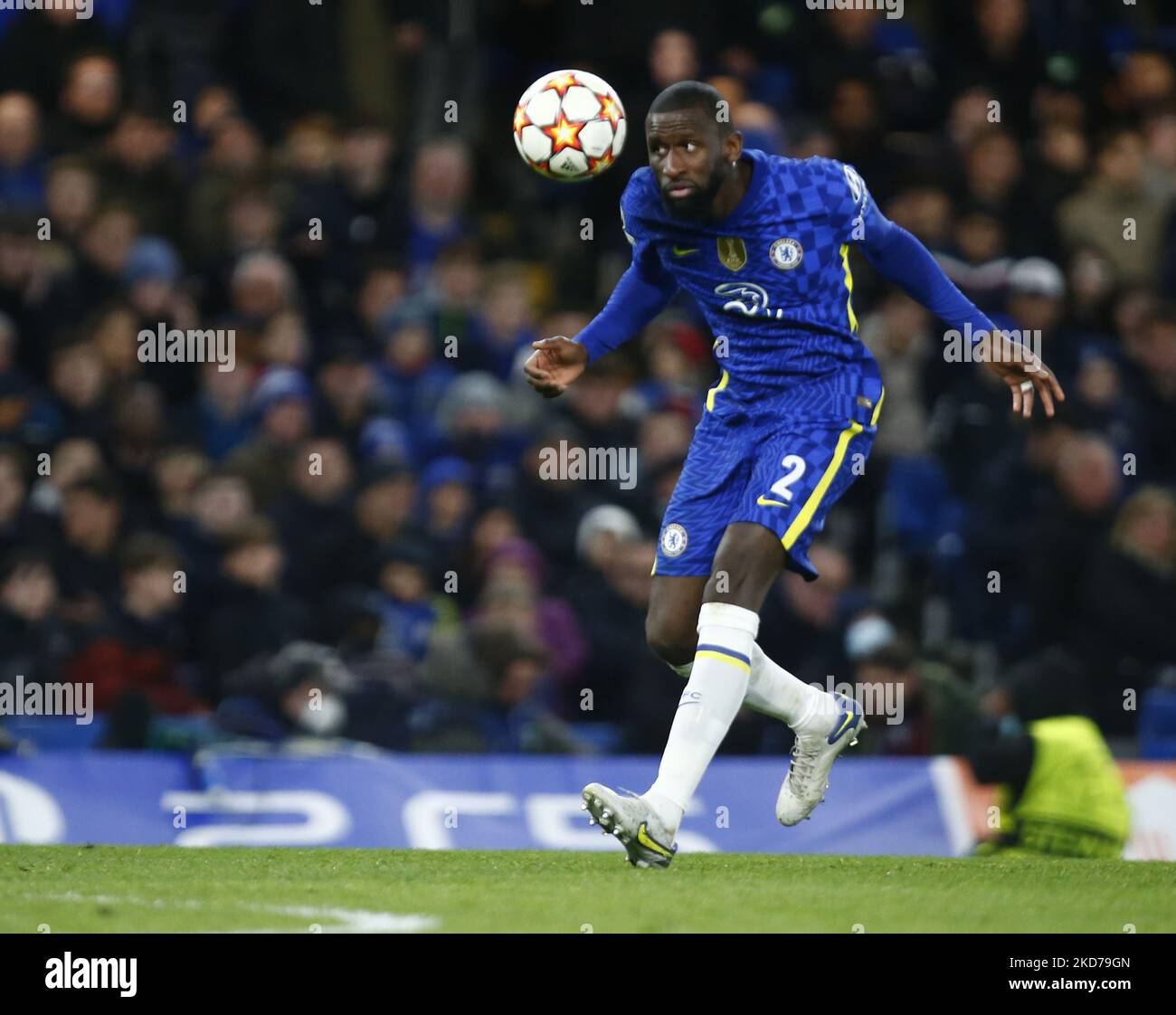 Chelsea's Antonio Rudiger during Champions League Quarter-Final between ...
