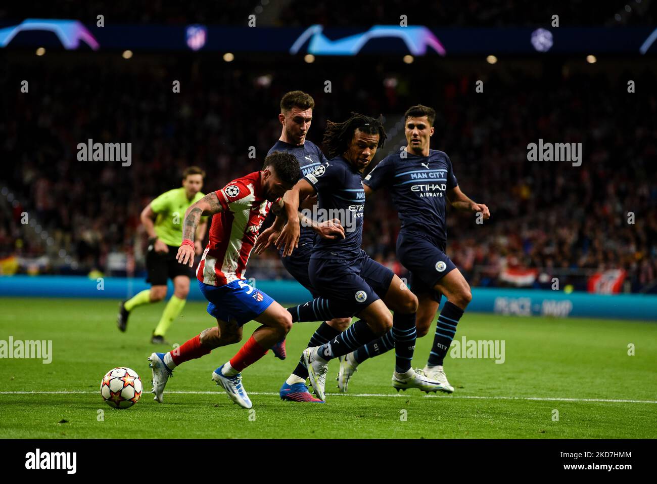 Rodrigo de Paul during UEFA Champions League match between Atletico de Madrid and Manchester
