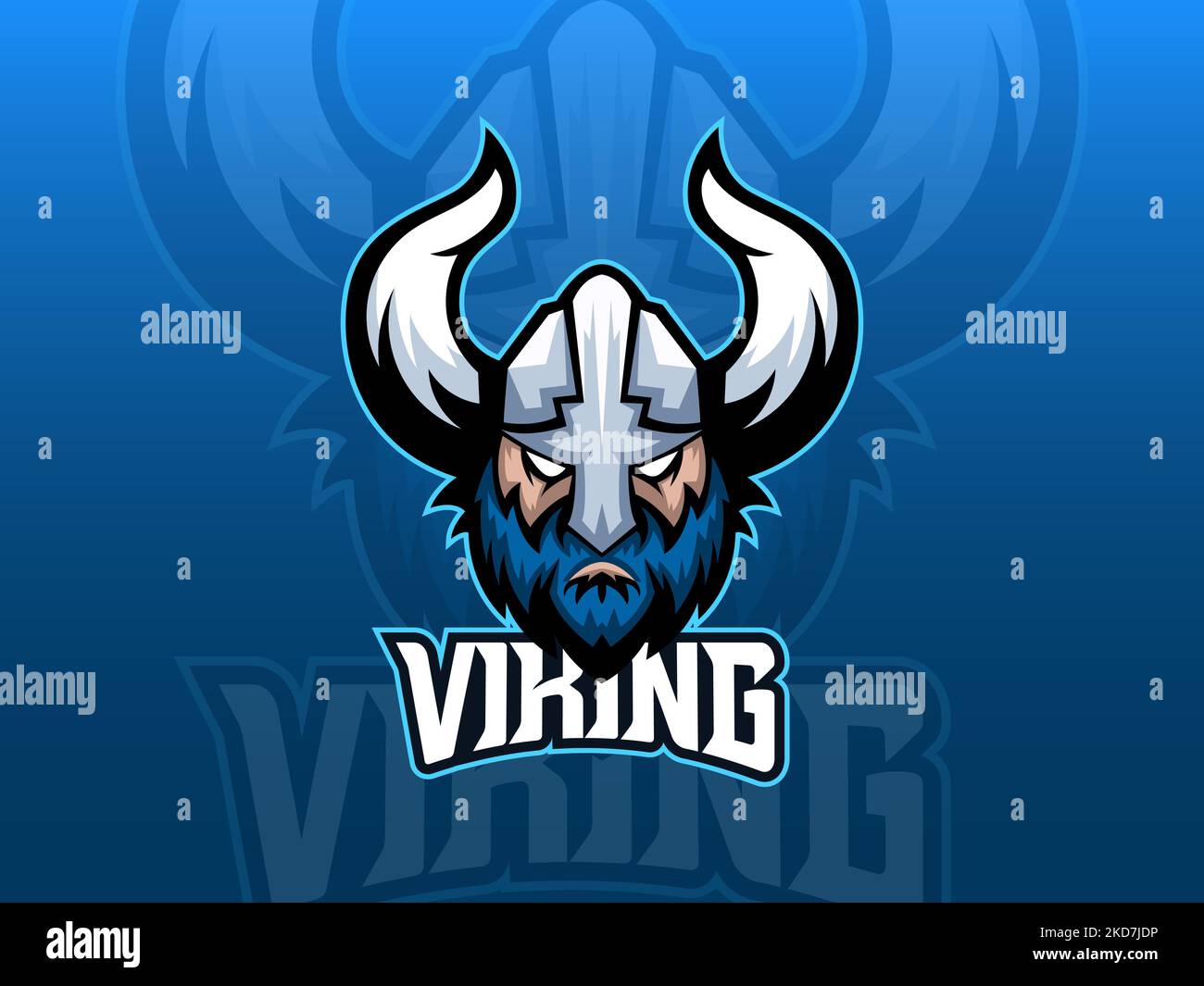 A vector illustration of the professional and unique sports mascot logo