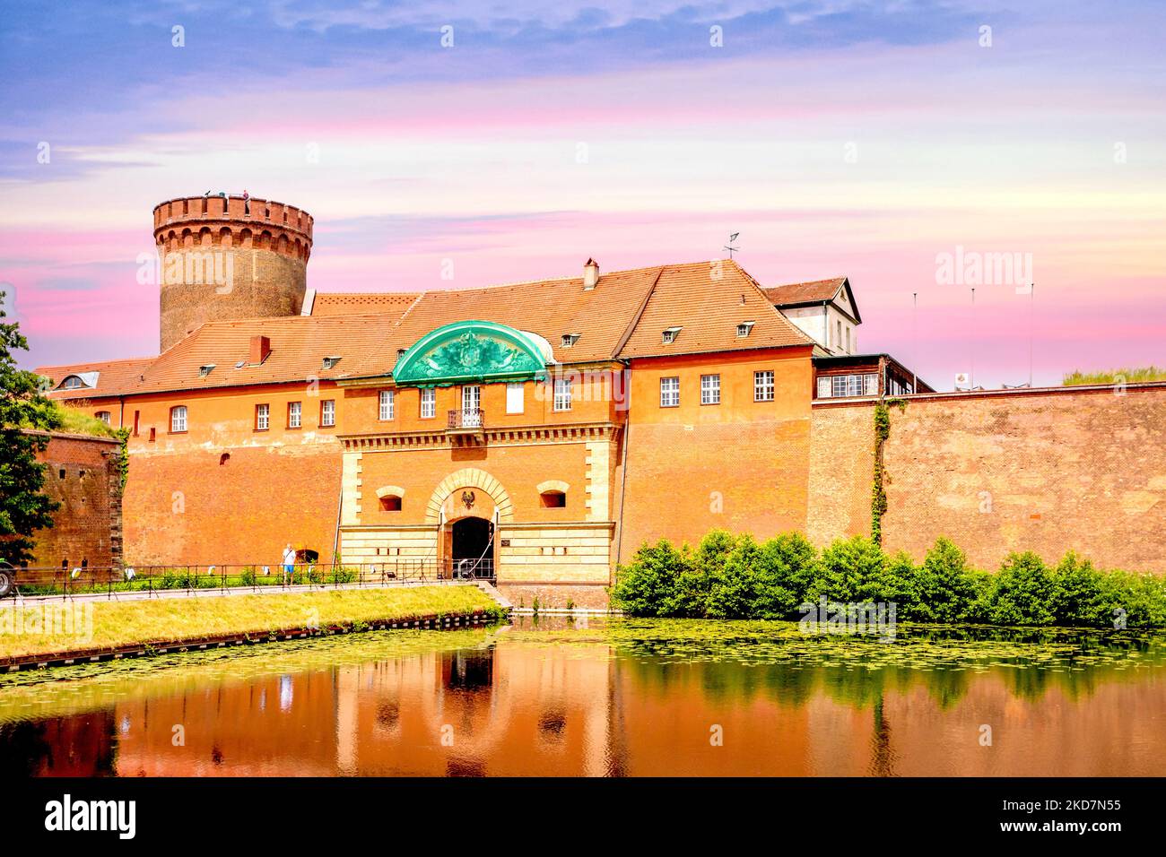 View to Citadel Spandau, Berlin, Germany Stock Photo