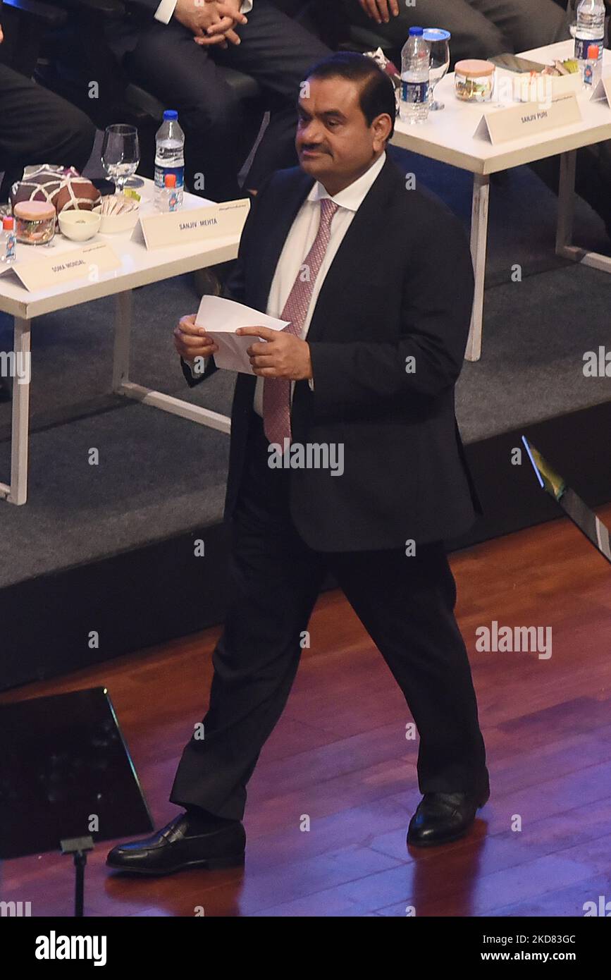 Chairperson of Indian conglomerate Adani Group, Gautam Adani attends