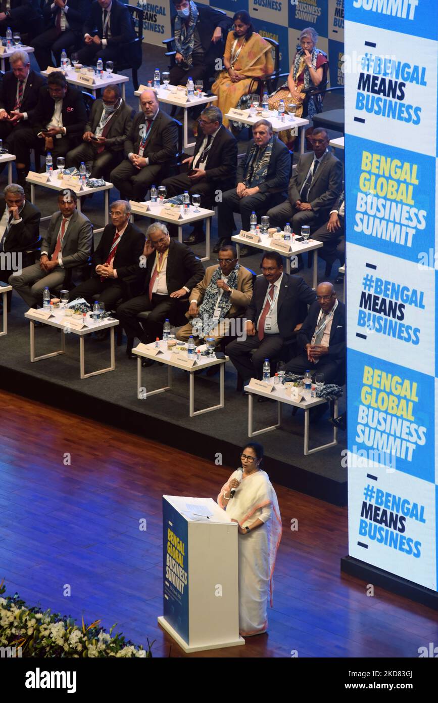 West Bengal Chief Minister Mamata Banerjee Delivers Her Speech During west-bengal-chief-minister-mamata-banerjee-delivers-her-speech-during