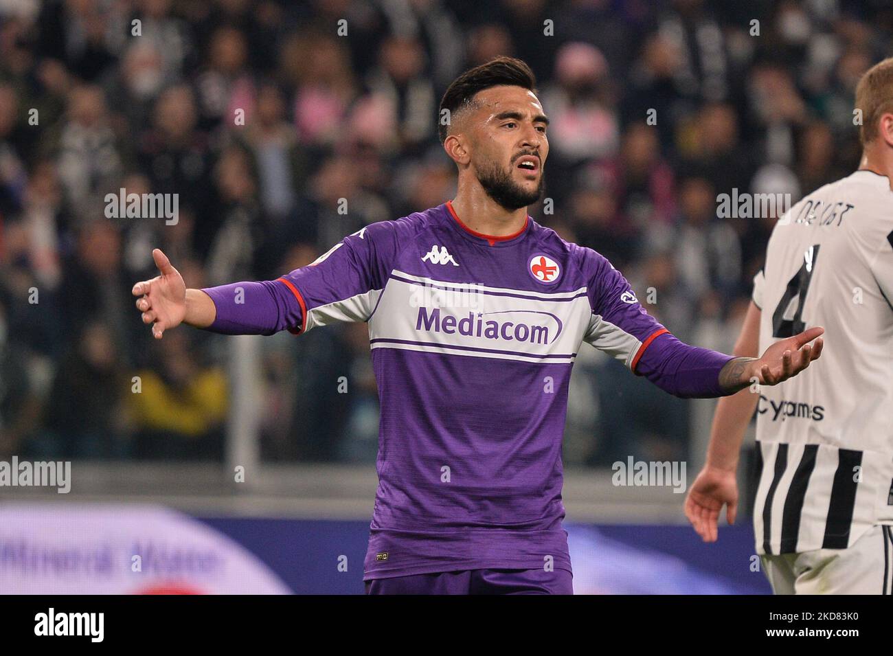 Nicola Gonzalez of Acf Fiorentina during the Italian serie A, football  match between Juventus Fc and Acf Fiorentina on 12 February 2023 at Allianz  Stadium, Turin, Italy. Photo Ndrerim Kaceli - SuperStock