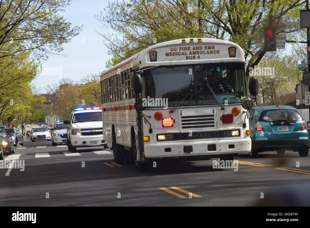 Authorities respond to reports of a shooting at the Edmund Burke School