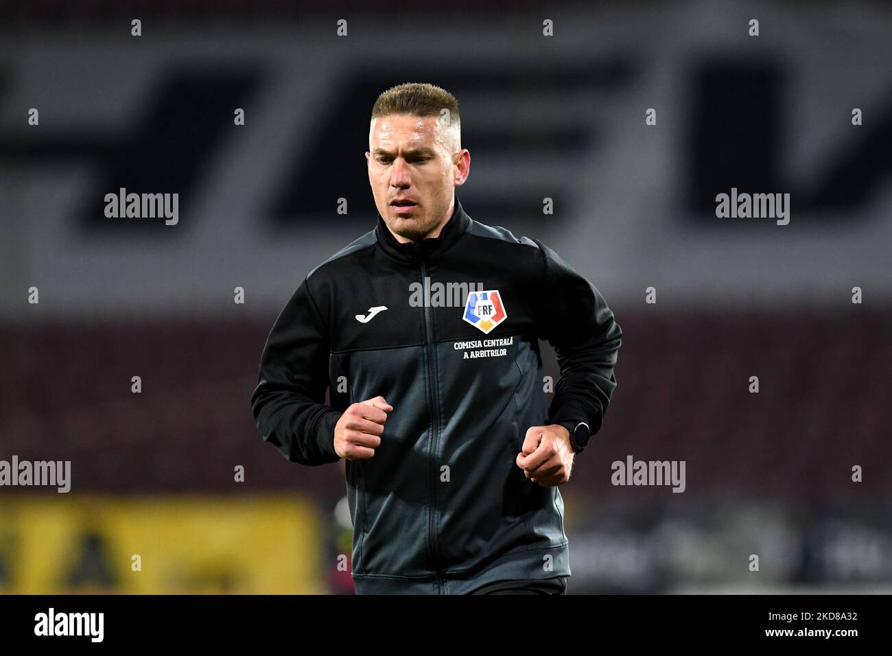 Players of CFR Cluj, at the beginning of the game against FC Botosani,  disputed on Dr Constantin Radulescu Stadium, 31 January 2022, in Cluj-Napoca,  Romania (Photo by Flaviu Buboi/NurPhoto Stock Photo 