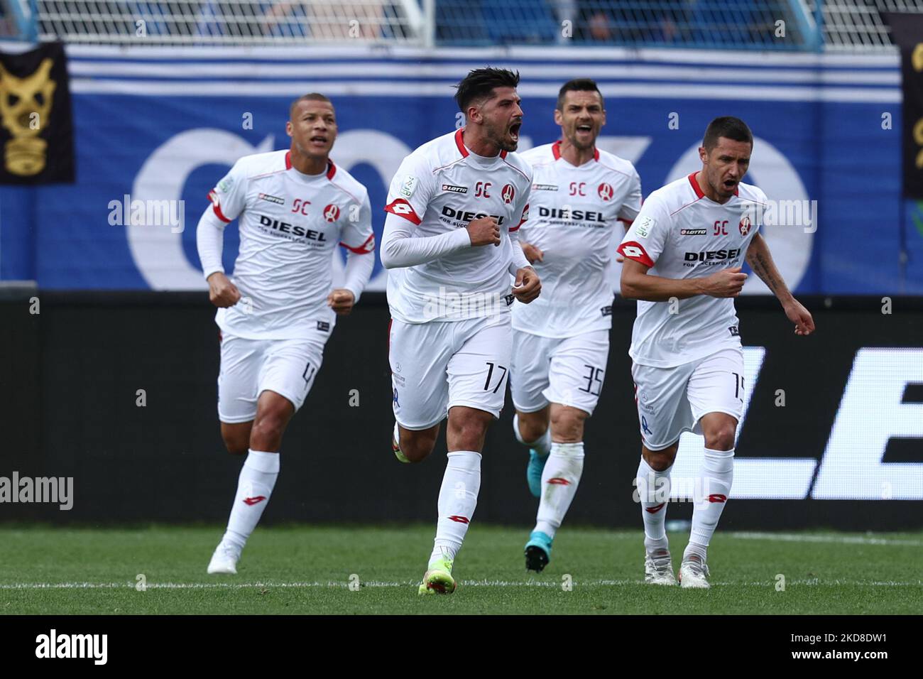 Juventus U23 celebrates after scoring his side's first goal of the match  Stock Photo - Alamy