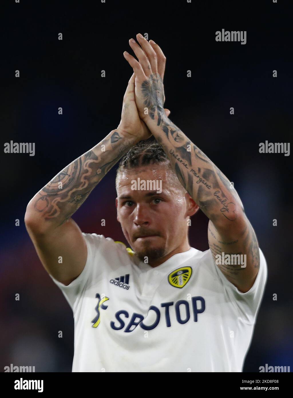 :Kalvin Phillips of Leeds United after Premier League between Crystal Palace and Leeds United at Selhurst Park Stadium, London on 25th April, 2022 (Photo by Action Foto Sport/NurPhoto) Stock Photo