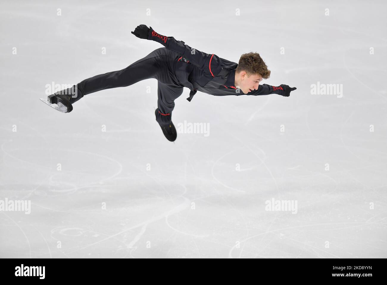 Lukas BRITSCHGI (SUI), during Men Free Skating, at the ISU Grand Prix