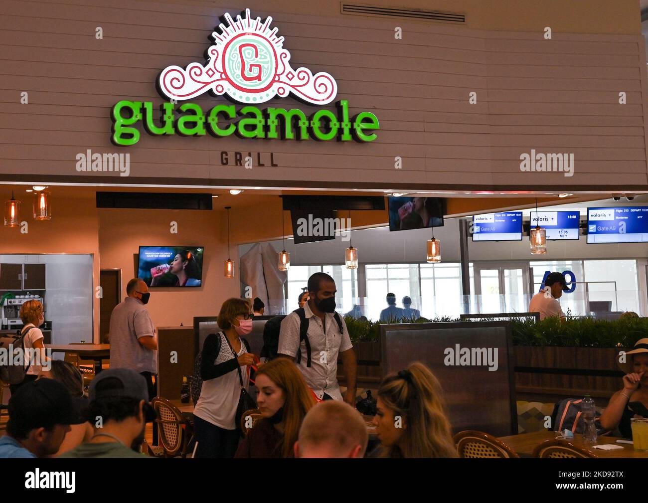 Guacamole Grill restaurant at the Terminal 2 of Cancun International