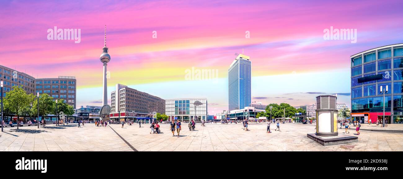 Alexanderplatz, Berlin, Germany Stock Photo Alamy