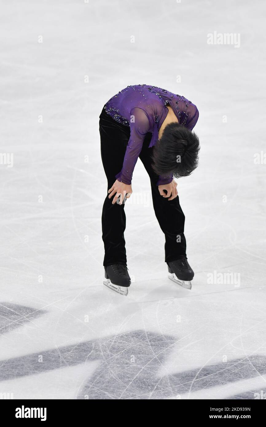 SOTA YAMAMOTO (JPN), during Men Free Skating, at the ISU Grand Prix of Figure Skating - Grand Prix de France 2022, at Angers Ice Parc, on November 5, 2022 in Angers, France. Credit: Raniero Corbelletti/AFLO/Alamy Live News Stock Photo