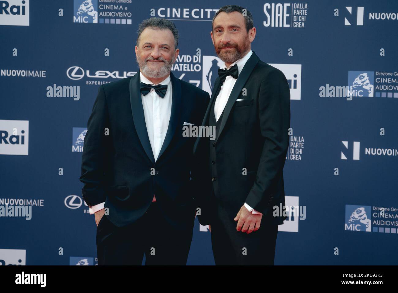 Marco and Antonio attend the 67th David Di Donatello