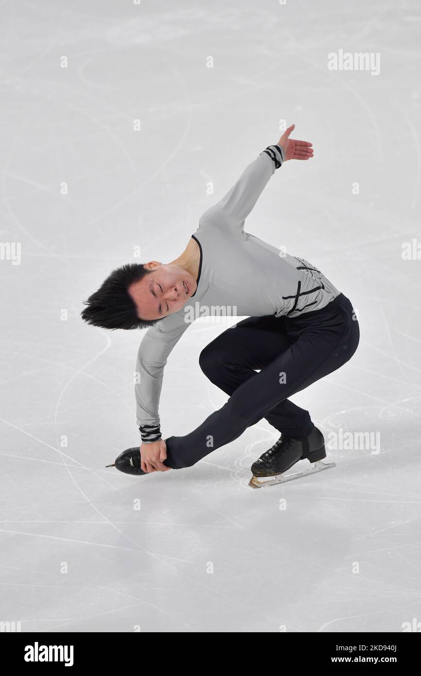 WESLEY CHIU (CAN), during Men Free Skating, at the ISU Grand Prix of