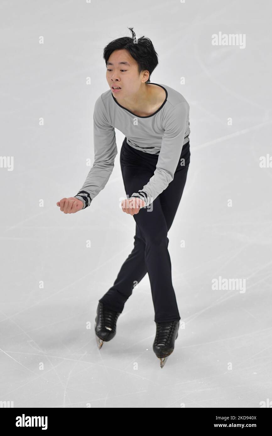 WESLEY CHIU (CAN), during Men Free Skating, at the ISU Grand Prix of