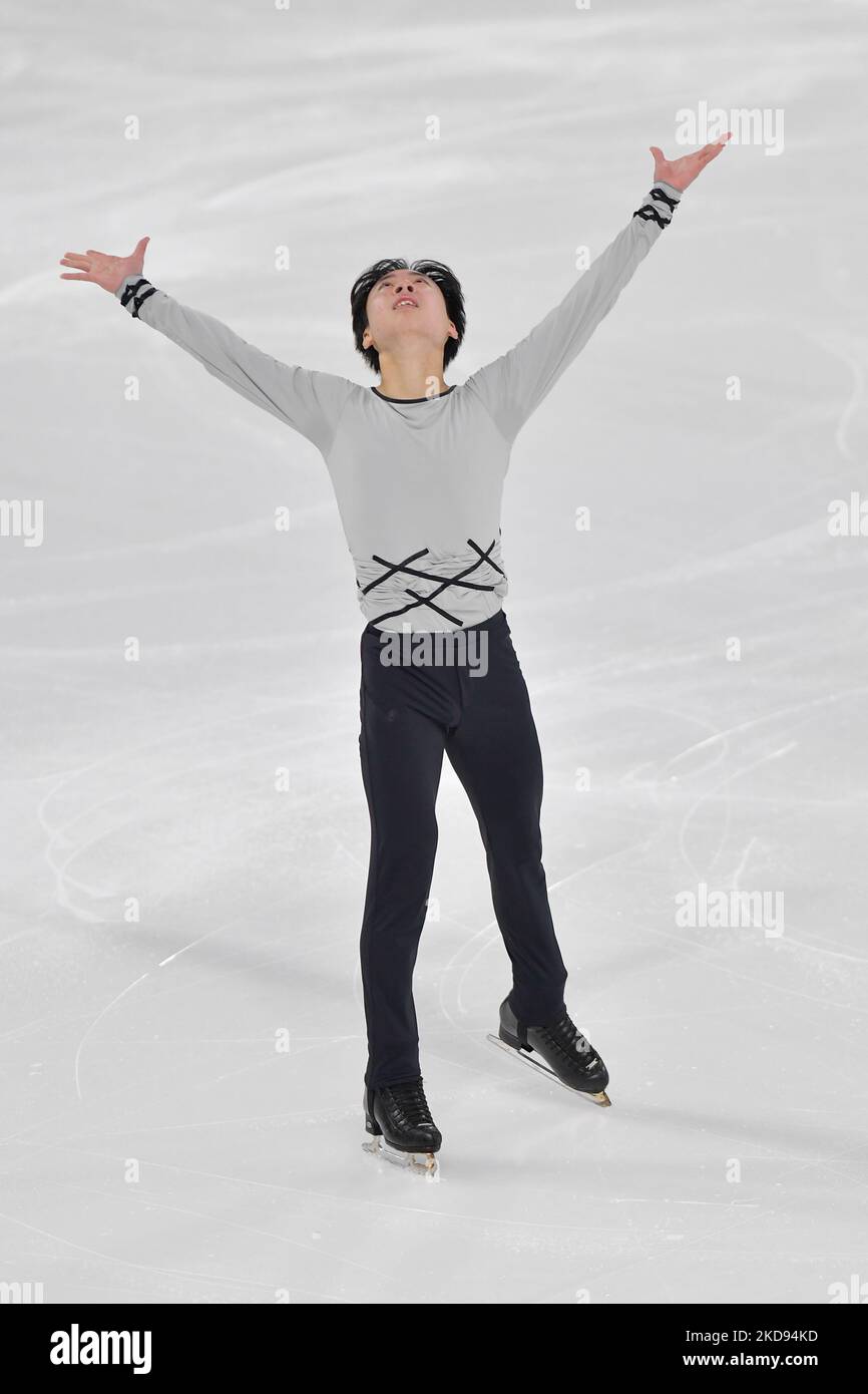WESLEY CHIU (CAN), during Men Free Skating, at the ISU Grand Prix of