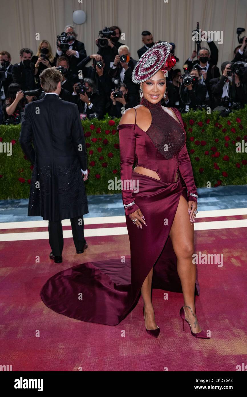 NEW YORK, NEW YORK MAY 02 La La Anthonys attend The 2022 Met Gala