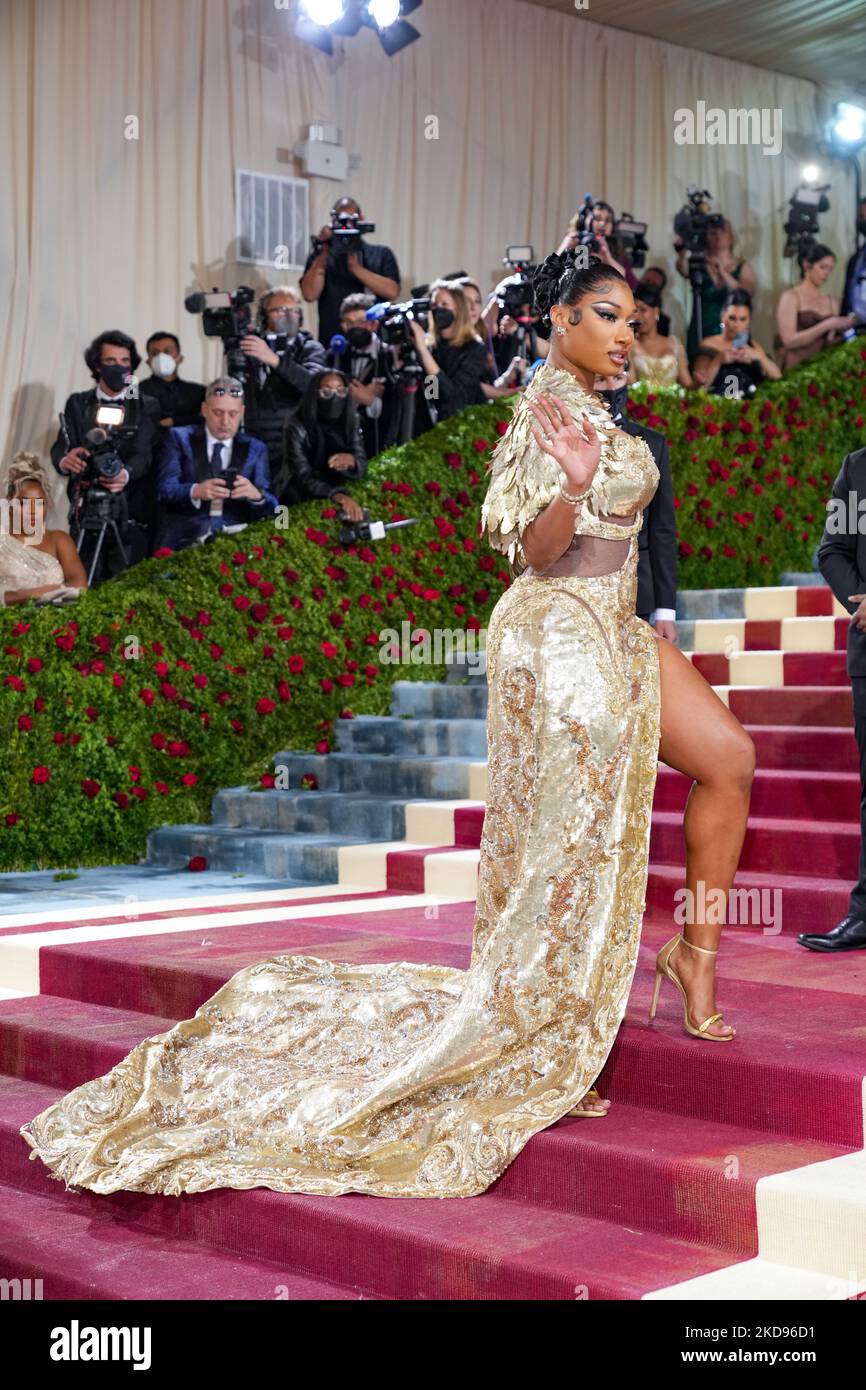 NEW YORK, NEW YORK MAY 02 Megan Thee Stallion attend The 2022 Met