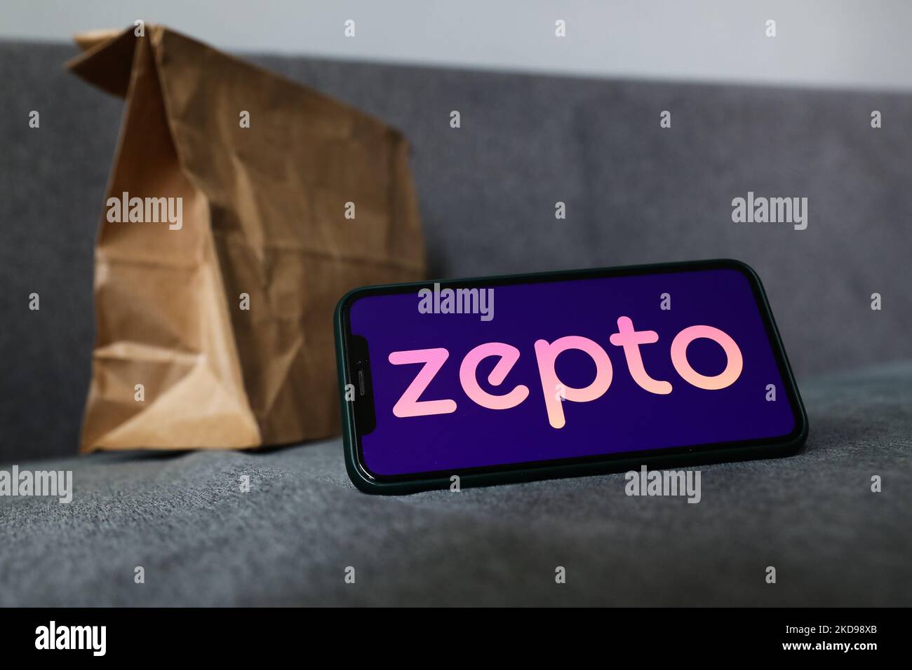 Zepto logo hires stock photography and images Alamy