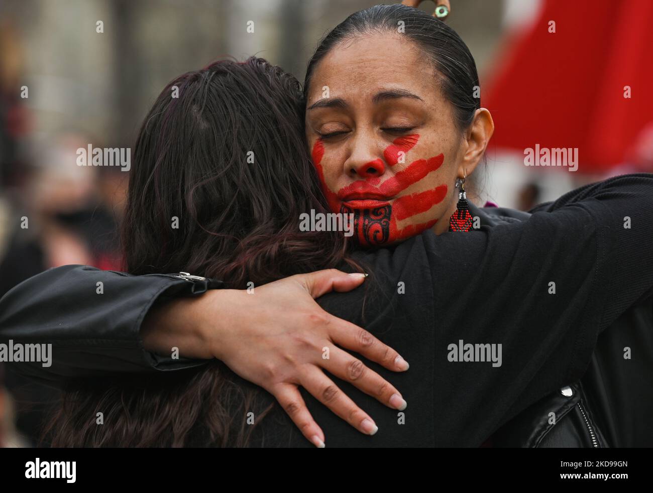 Hundreds of women participated in the annual Red Dress Day march in
