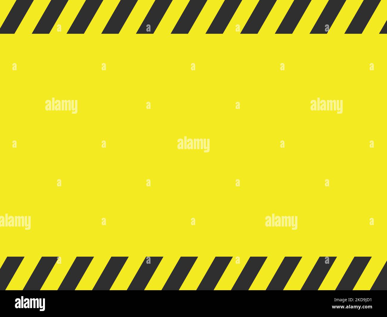 Blank vector illustration warning background. Space for attention text ...
