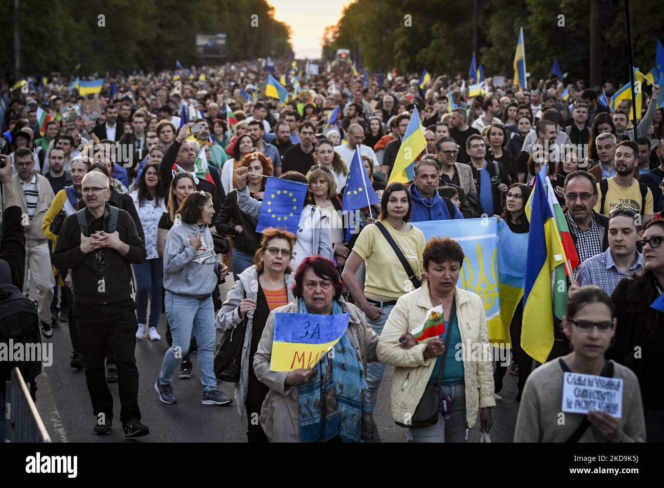 Thousands of Bulgarians march on the streets of Sofia, and protest in ...