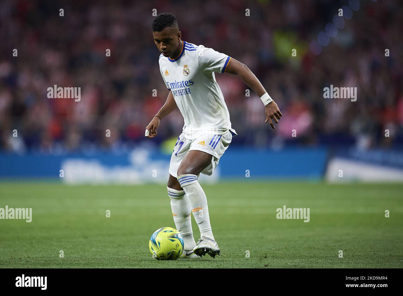 Rodrygo of Real Madrid in action during the La Liga Santander match ...