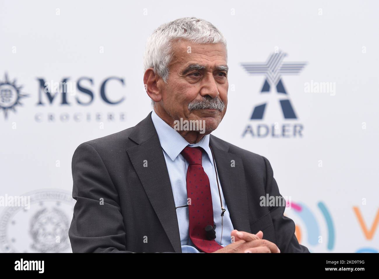 Adnan Shihab-Eldin Senior Visiting Research Fellow, Oxford Institute for Energy Studies; former Secretary General, OPEC at the 1st edition of ”Verso Sud” organized by the European House - Ambrosetti in Sorrento, Naples Italy on 13 May 2022. (Photo by Franco Romano/NurPhoto) Stock Photo