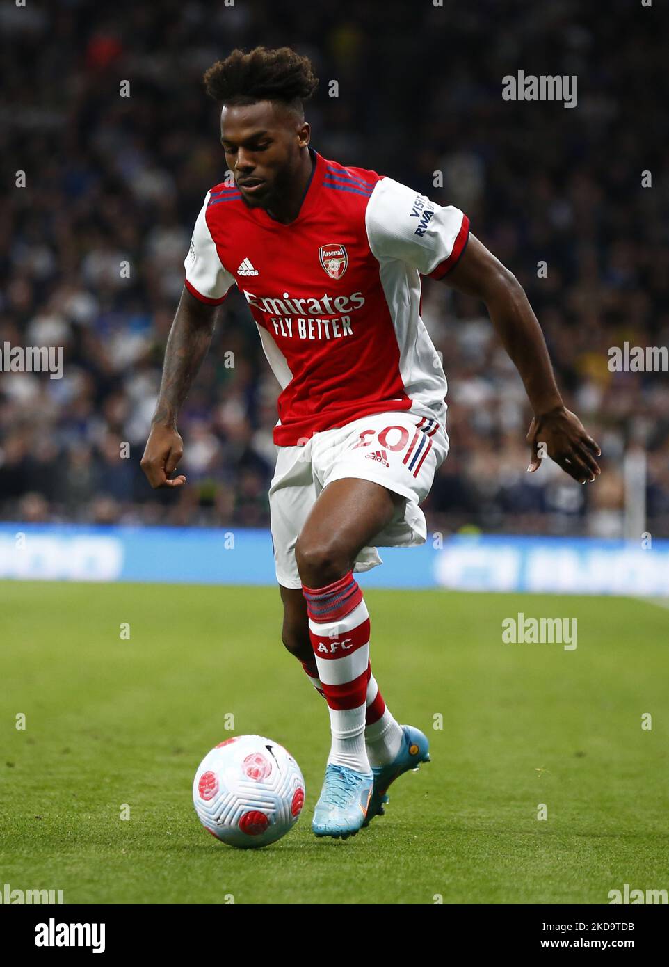 Nuno Tavares of Arsenal during Premier League between Tottenham Hotspur ...