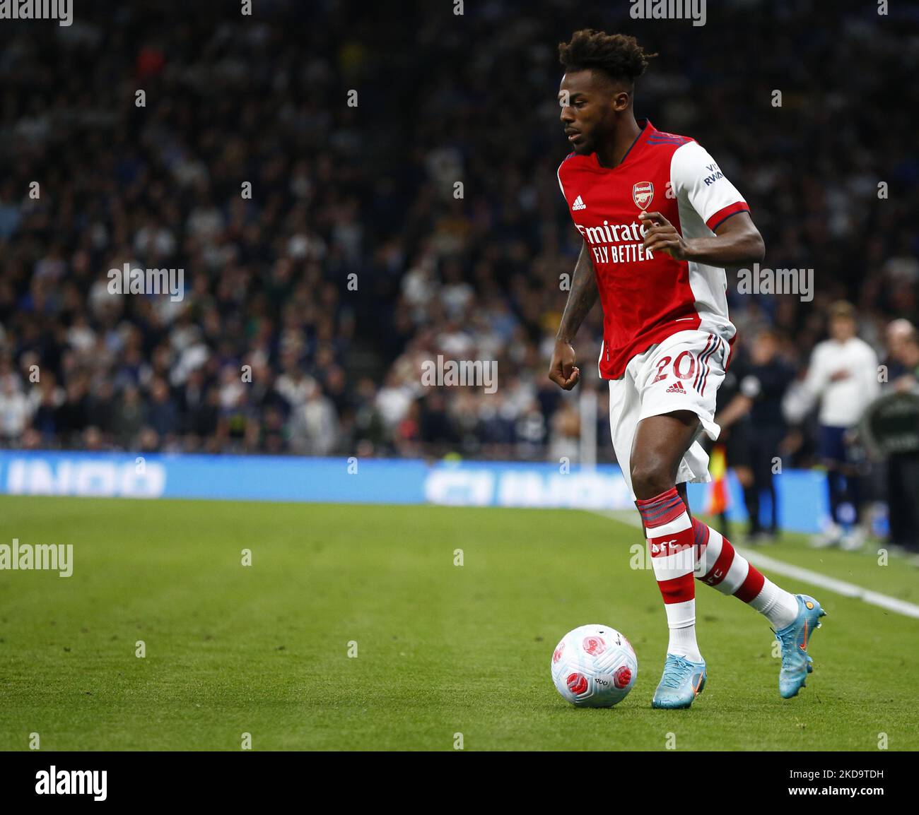 Nuno Tavares of Arsenal during Premier League between Tottenham Hotspur ...