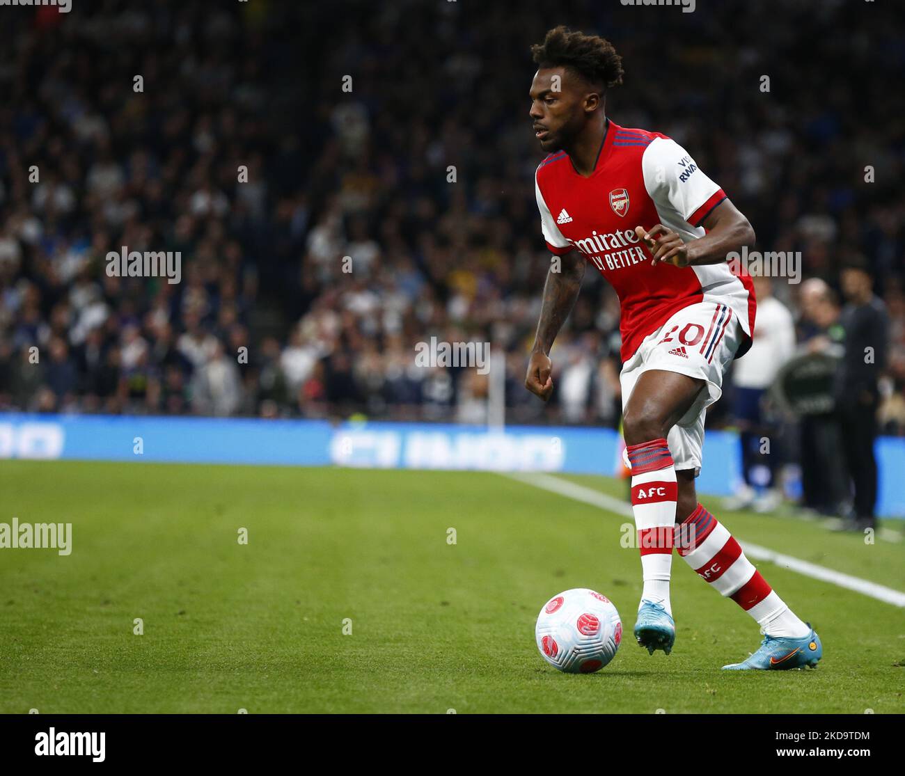 Nuno Tavares of Arsenal during Premier League between Tottenham Hotspur ...