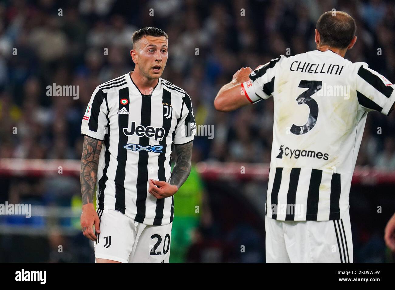 Federico Bernardeschi of Juventus Fc during FC Juventus against FC Internazionale,Coppa Italia Final, at Stadio Olimpico on May 11th, 2022. (Photo by Alessio Morgese/NurPhoto) Stock Photo