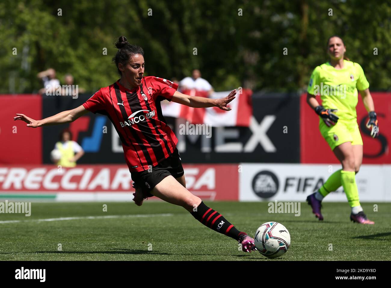 Valentina Bergamaschi (AC Milan) during AC Milan vs ACF Fiorentina femminile,  Italian football Serie A Wome - Photo .LiveMedia/Francesco Scaccianoce  Stock Photo - Alamy