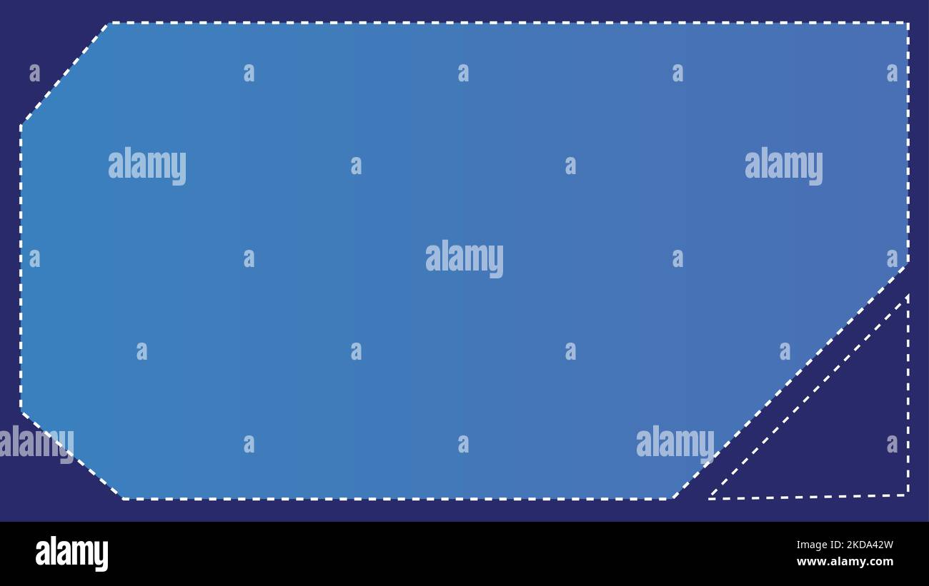 A flat presentation background template in blue with dashed lines Stock ...