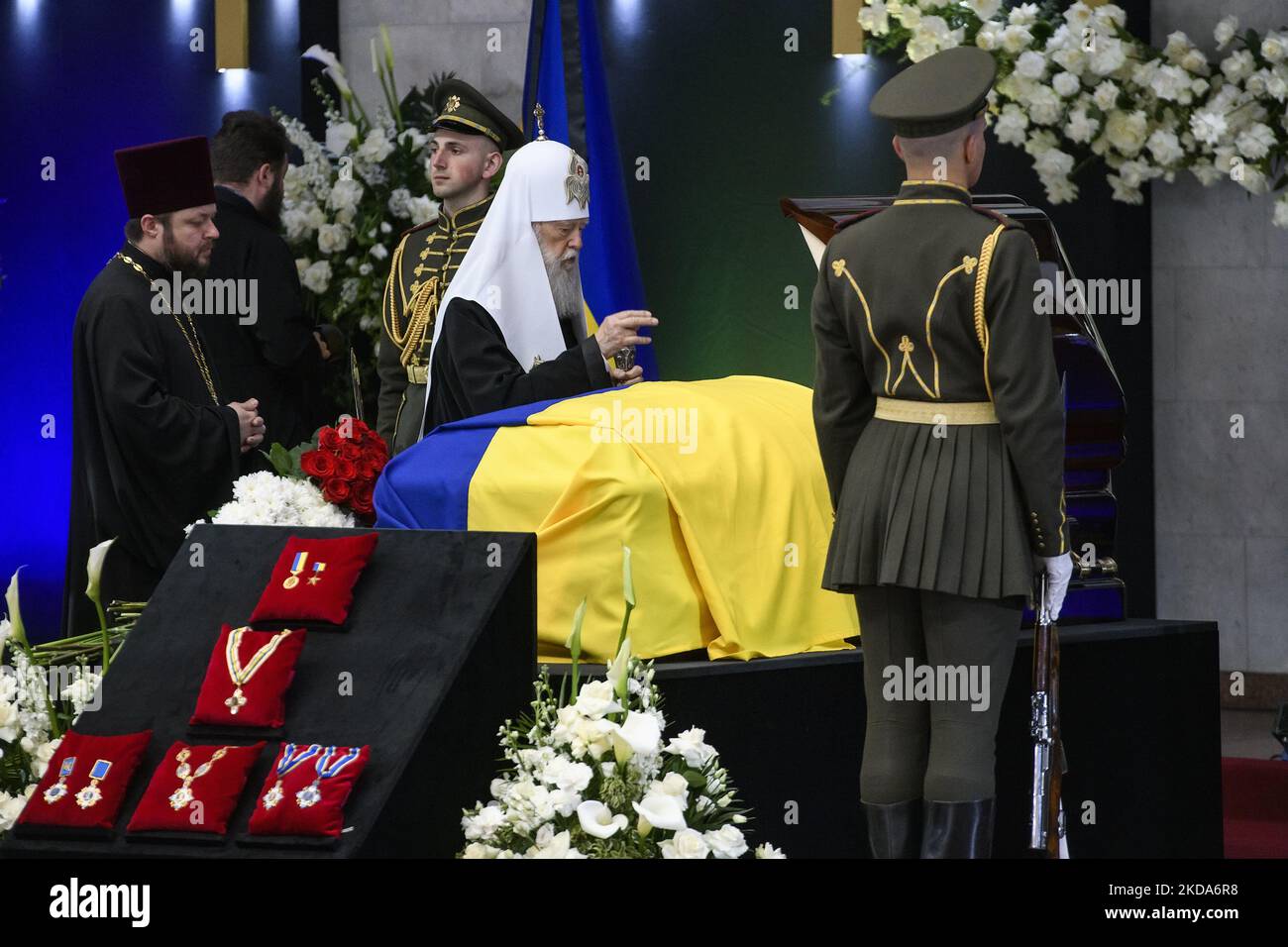 Patriarch of Ukrainian Orthodox church of Kyiv Patriarchate Filaret ...