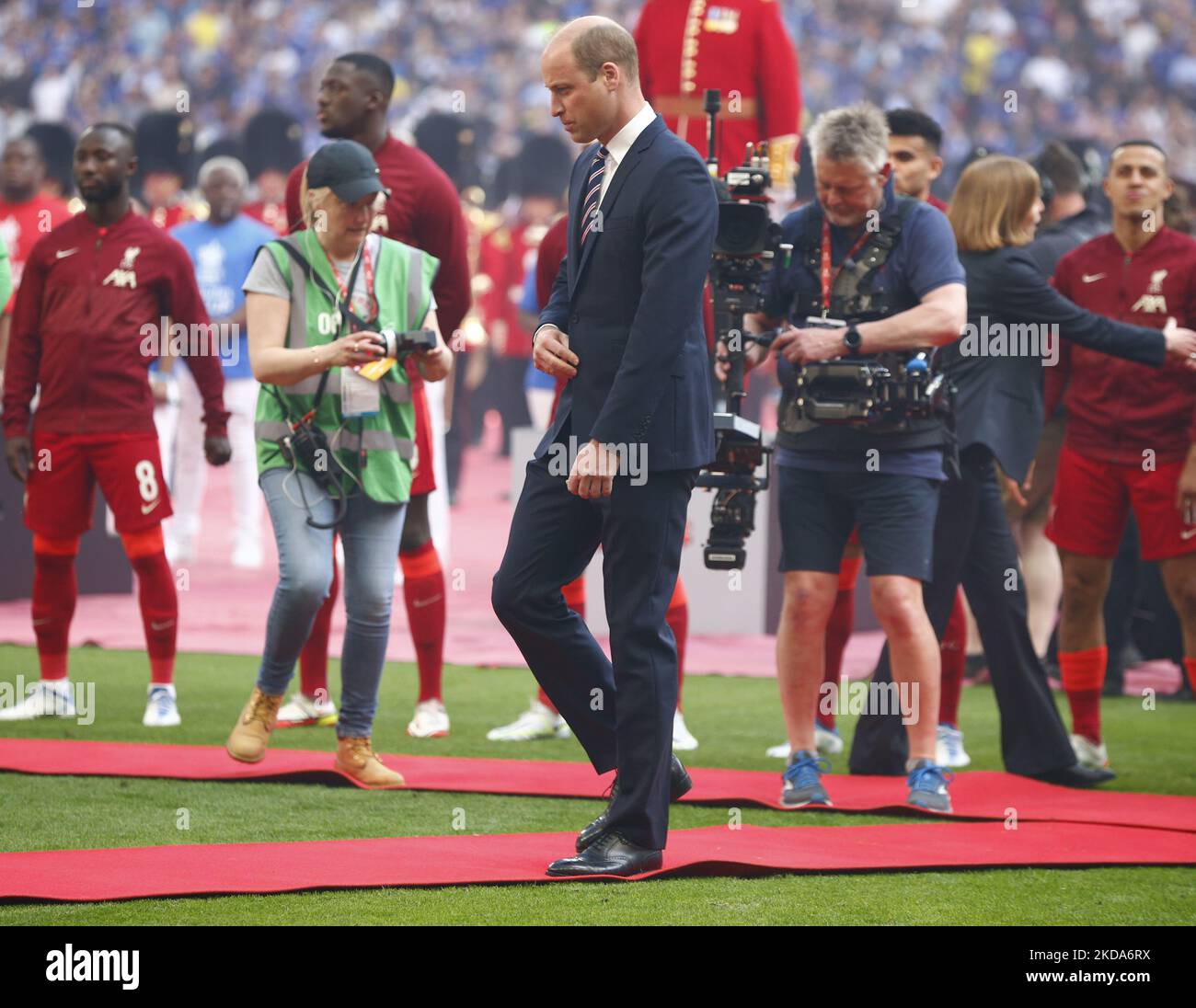 during FA Cup Final between Chelsea and Liverpool at Wembley Stadium , London, UK 14th May , 2022 (Photo by Action Foto Sport/NurPhoto) Stock Photo