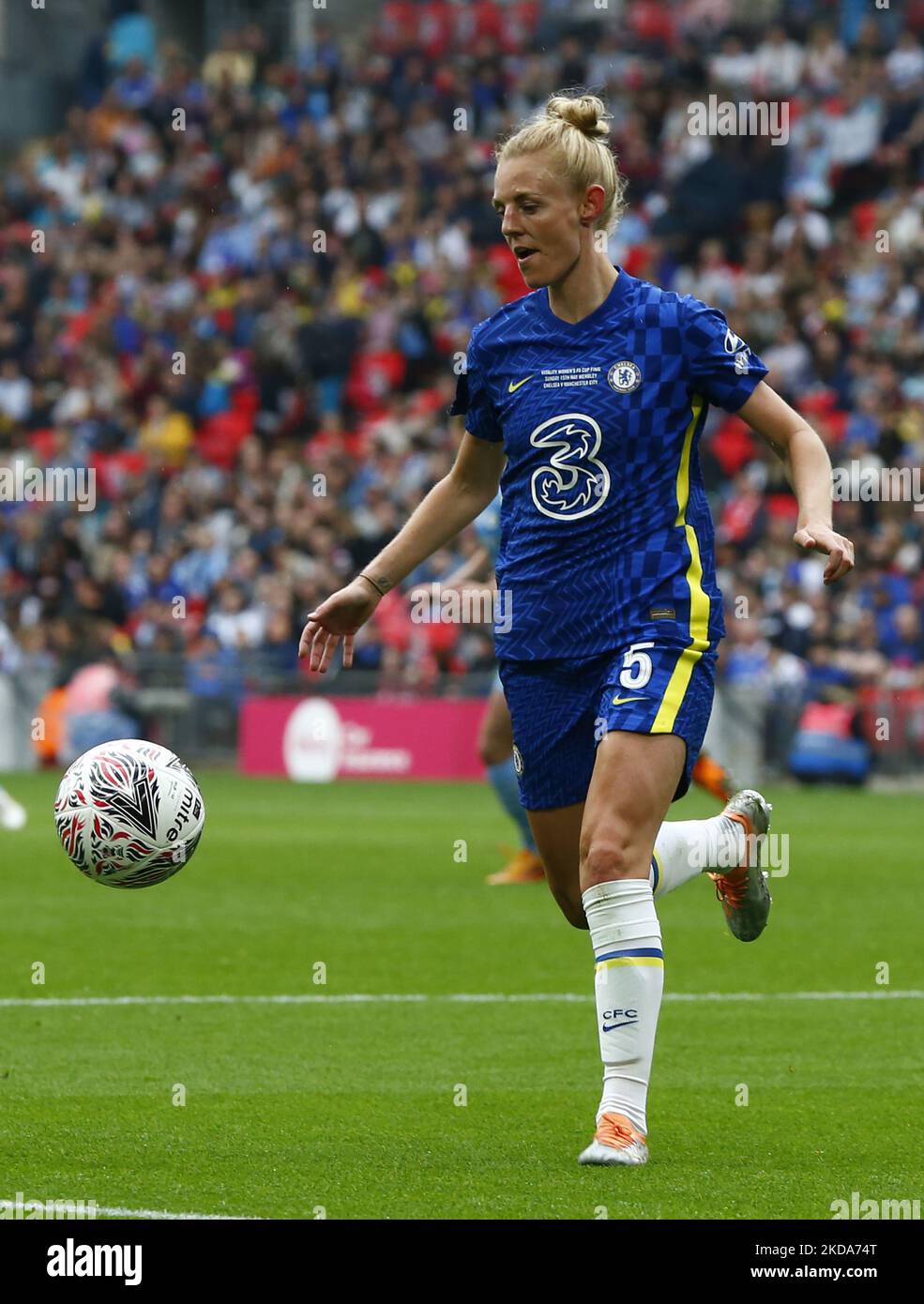 LONDON, ENGLAND - MAY 15:Chelsea Women Sophie Ingle during Women's FA Cup Final between Chelsea Women and Manchester City Women at Wembley Stadium , London, UK 15th May , 2022 (Photo by Action Foto Sport/NurPhoto) Stock Photo