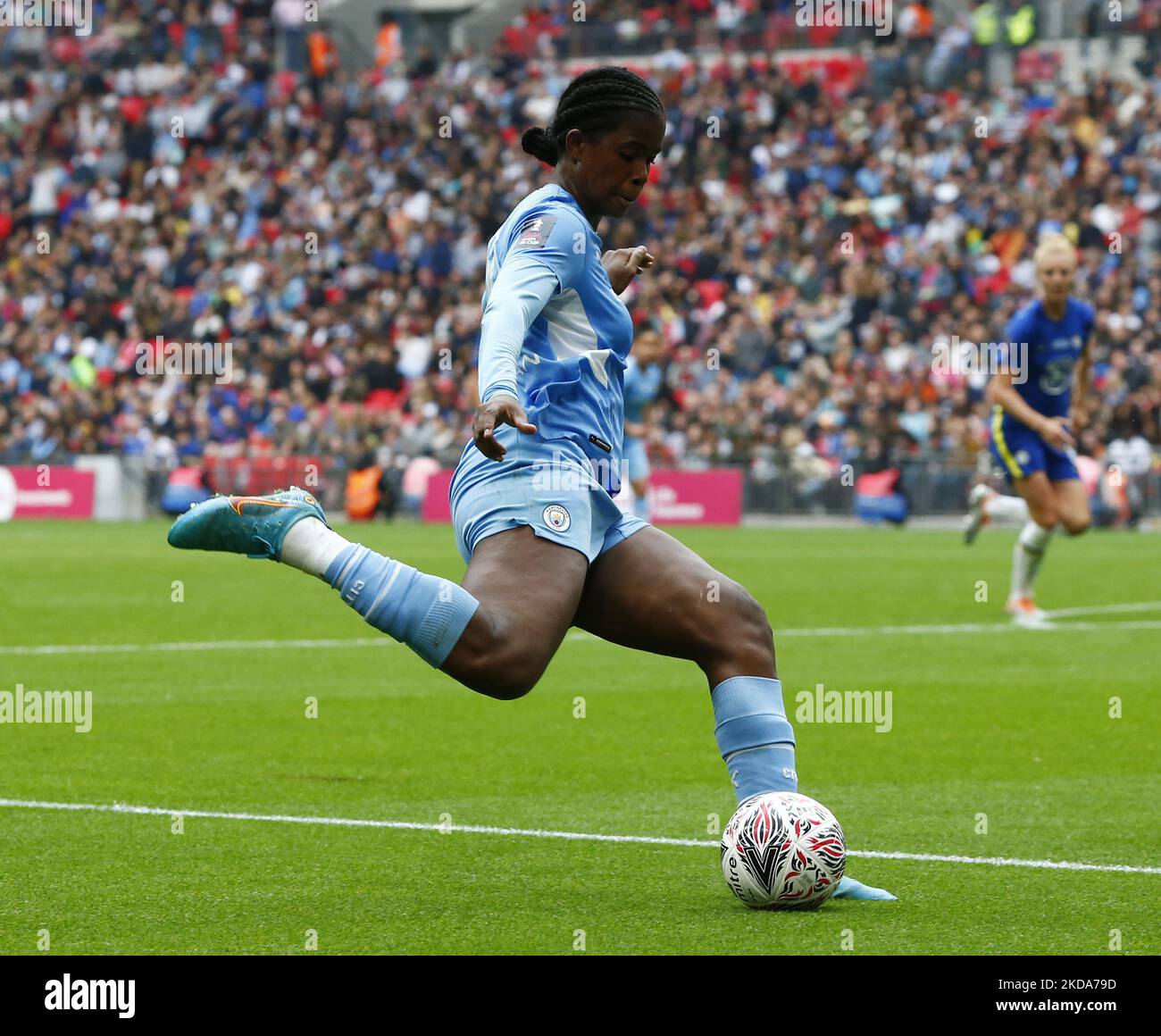 LONDON, ENGLAND - MAY 15:Khadija Shaw of Manchester City WFC during 